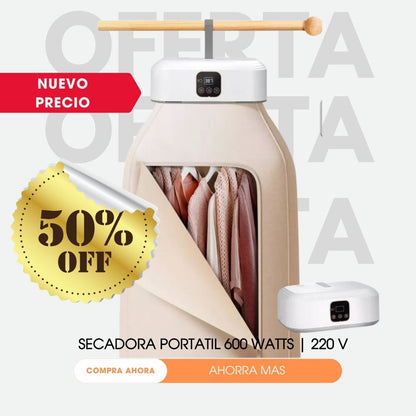 SecaRápido® -Secadora Portátil Que Revoluciona el Secado de Ropa