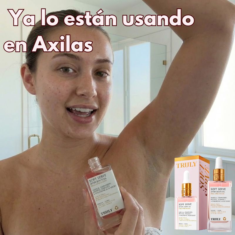 Truly Soft Serve® Plus - Evita la irritación y los vellos encarnados después del afeitado.