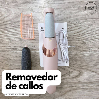 SuavizaPies Pro®: Removedor Eléctrico de Callos y Piel Dura + Roll On Contorno de Ojos Gratis