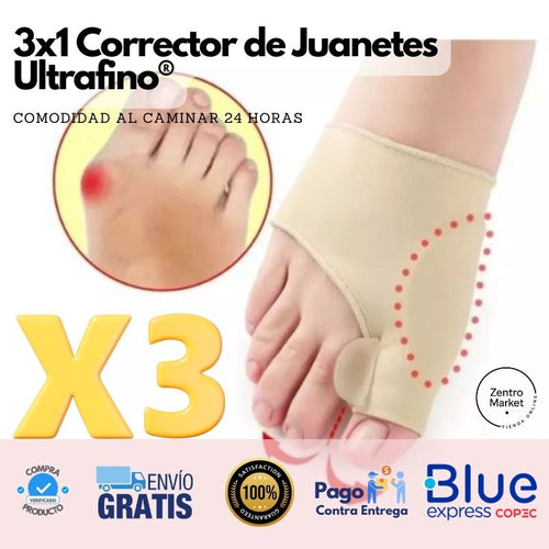 3x1 Corrector de Juanetes Ultrafino® - Comodidad al caminar