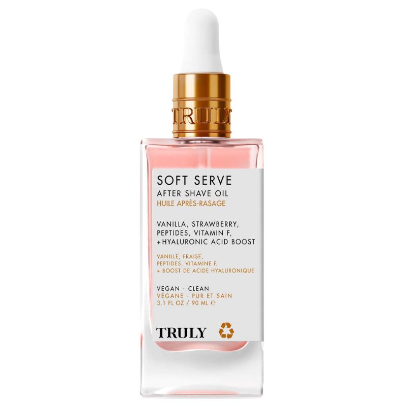 Truly Soft Serve® Plus - Evita la irritación y los vellos encarnados después del afeitado.