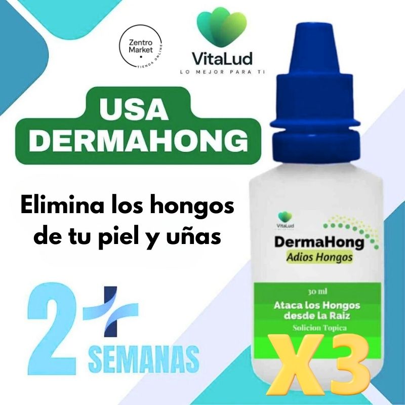 Dermahong® 3X1 – ¡Despídete de los Hongos! - 3 meses de tratamiento