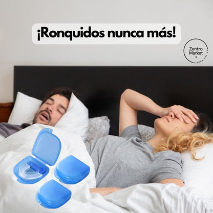 2x1 Placa SilencioTotal® Protector Nocturno Antirronquidos Bruxismo y Apnea + GRATIS purificador nasal 2 en 1