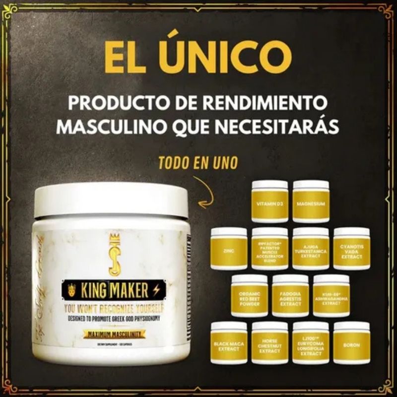 KING MAKER - 13-en-1 integral - 60 capsulas