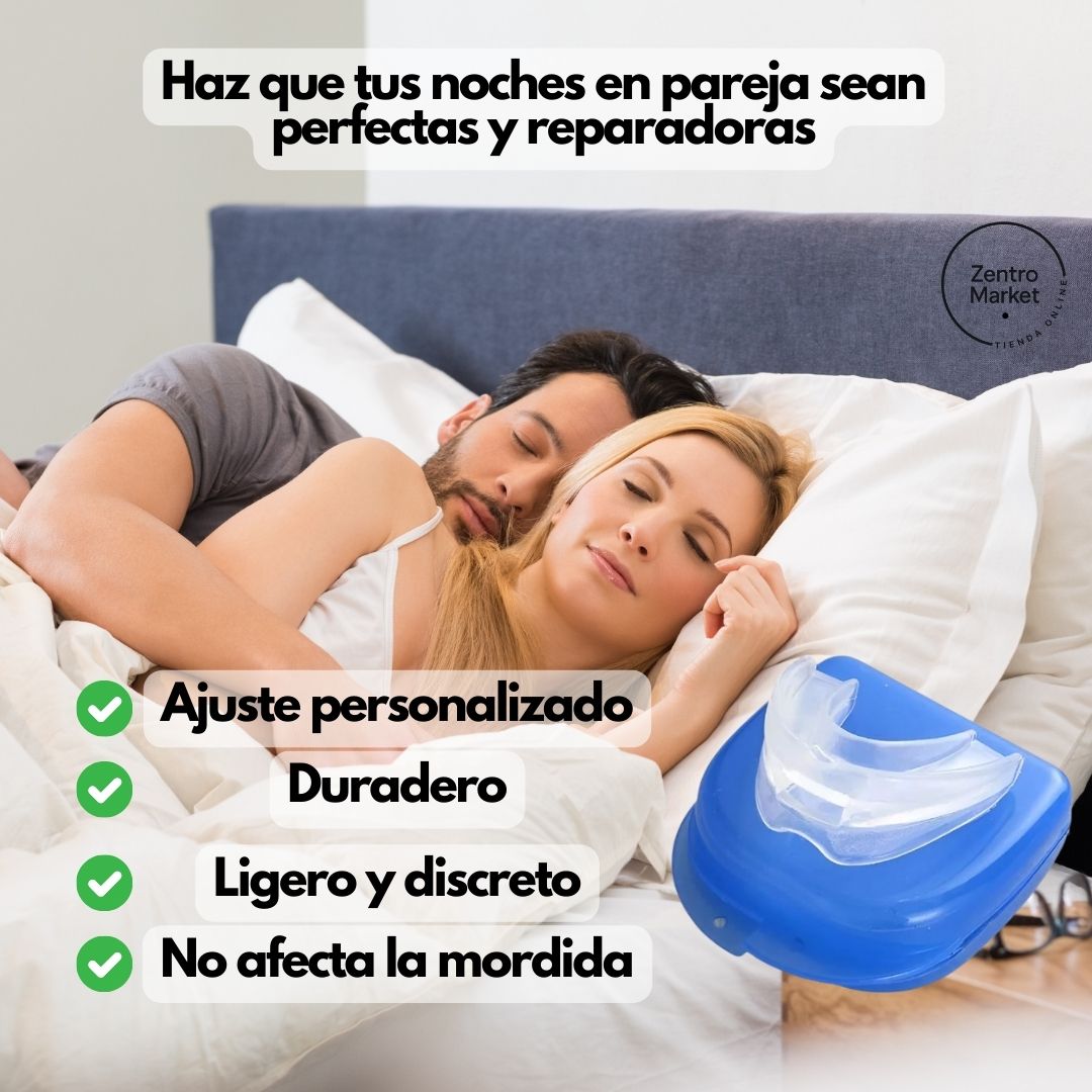2x1 Placa SilencioTotal® Protector Nocturno Antirronquidos Bruxismo y Apnea + GRATIS purificador nasal 2 en 1