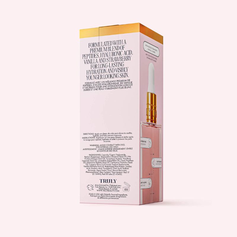 Truly Soft Serve® Plus - Evita la irritación y los vellos encarnados después del afeitado.