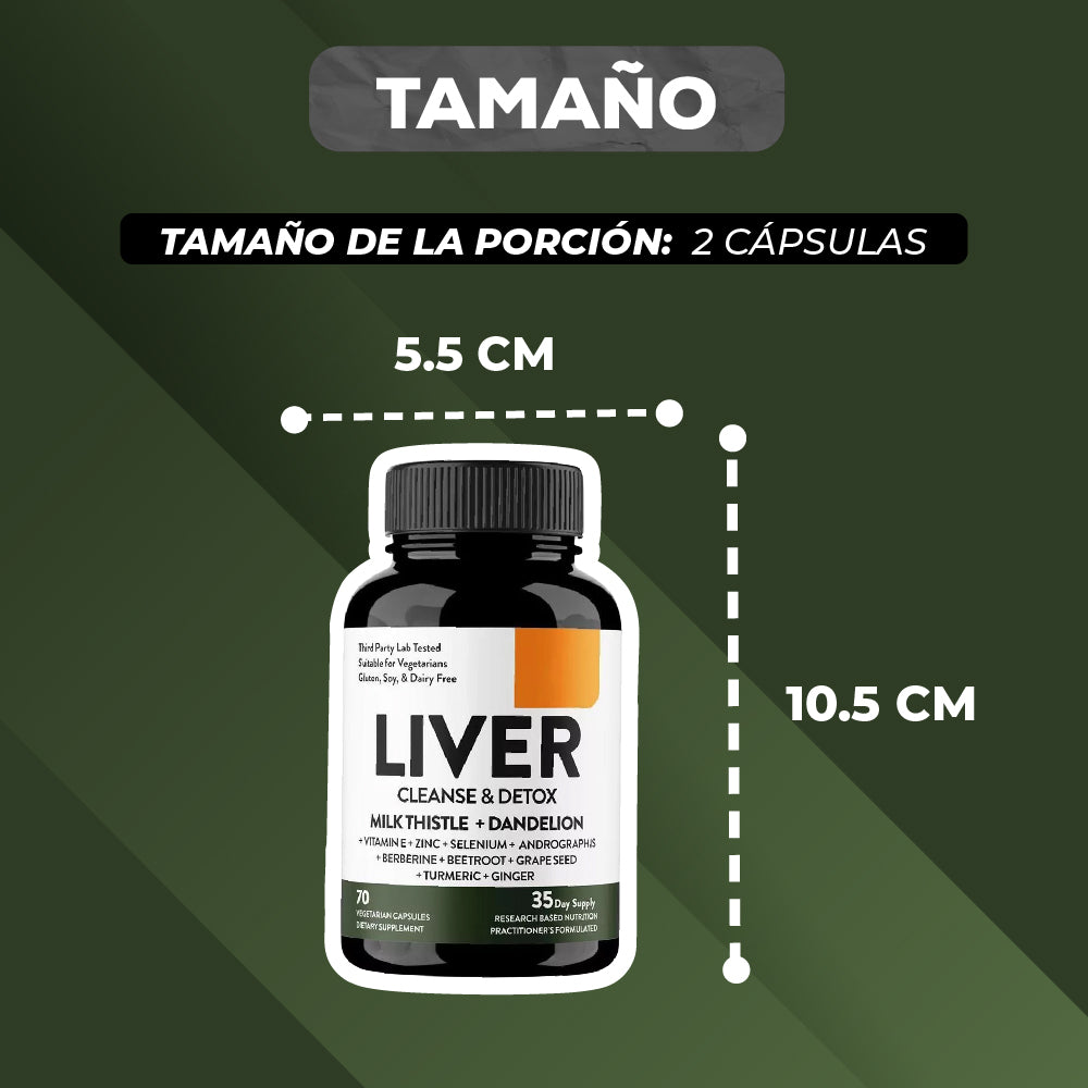 LIVER CLEANSE & DETOX® Plus - Deshincha tu cuerpo en 7 días libera tu hígado