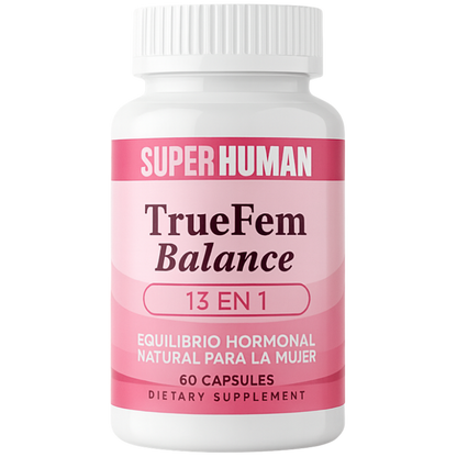 True Fem Balance/ Equlibrio Hormonal Natural Para La Mujer 60 Cápsulas