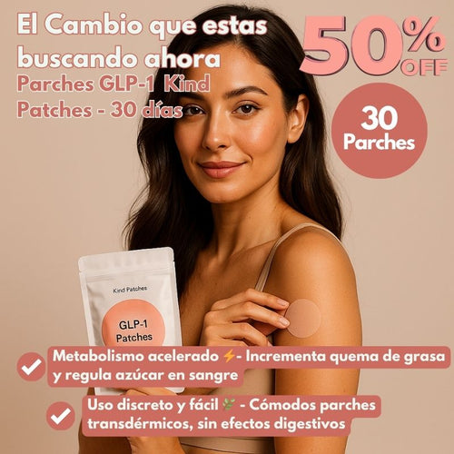Parches GLP-1  Kind Patches® Plus - 30 días